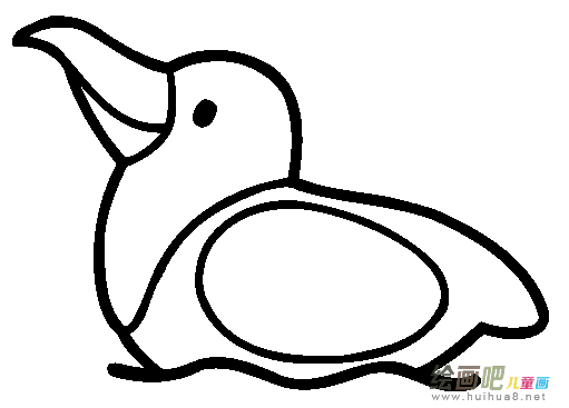 小鸭子简笔画